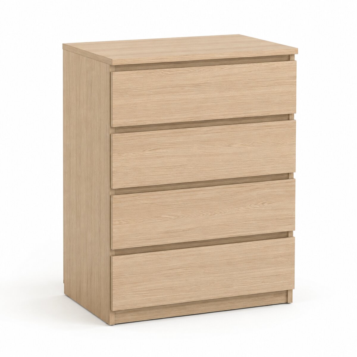 4-Drawer Office Chest (Oak)