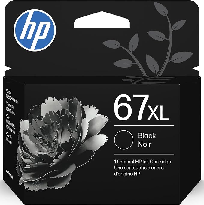 HP 67XL Black High-Yield Ink Cartridge
