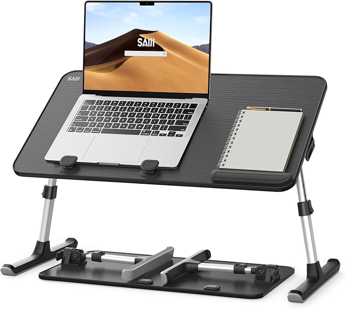 SAIJI Adjustable Laptop Bed Desk
