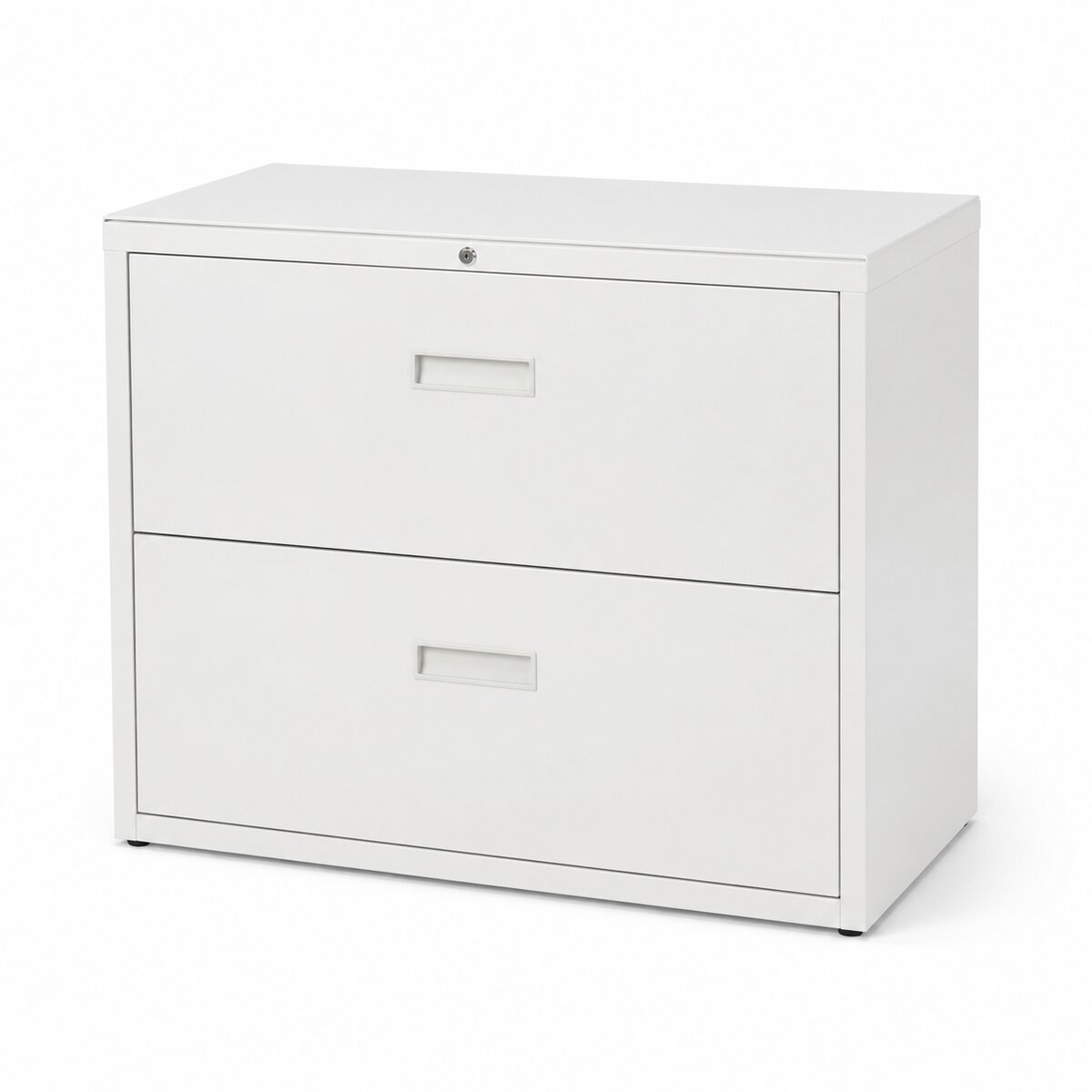 2-Drawer Lateral Filing Cabinet (White)